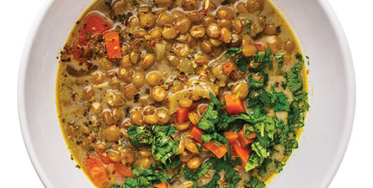 Lentil and Sweet Sausage